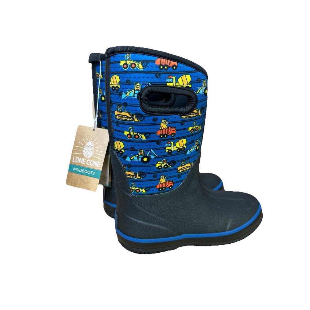LongCone Kids Mud Boots Construction Monsters Size 4B